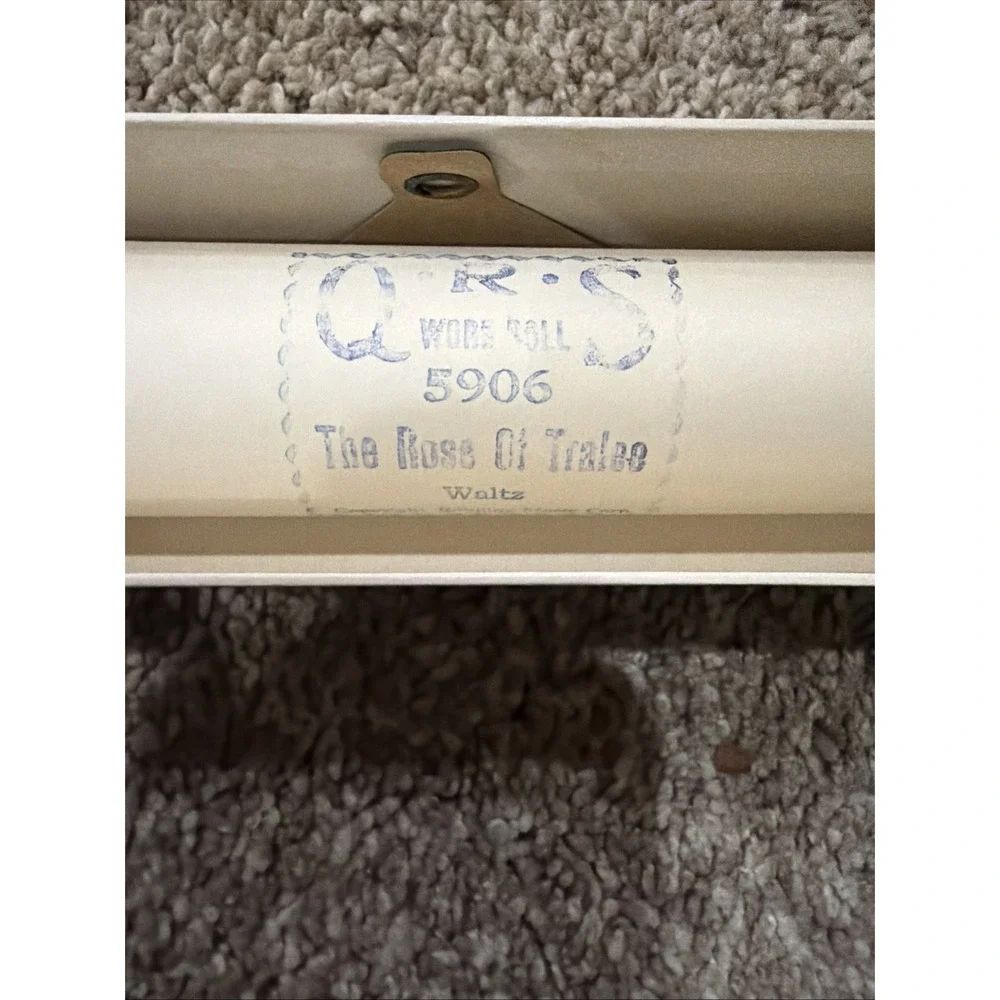 Vintage‎ QRS Player Piano Word Rolls. Lot Of 4. See Pics